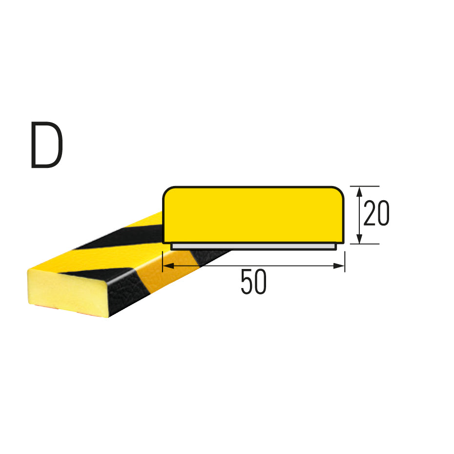 Flächenschutzprofil Typ D