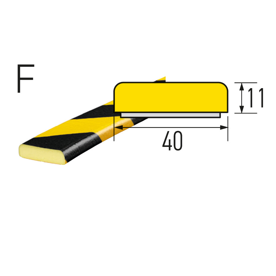 Flächenschutzprofil Typ F