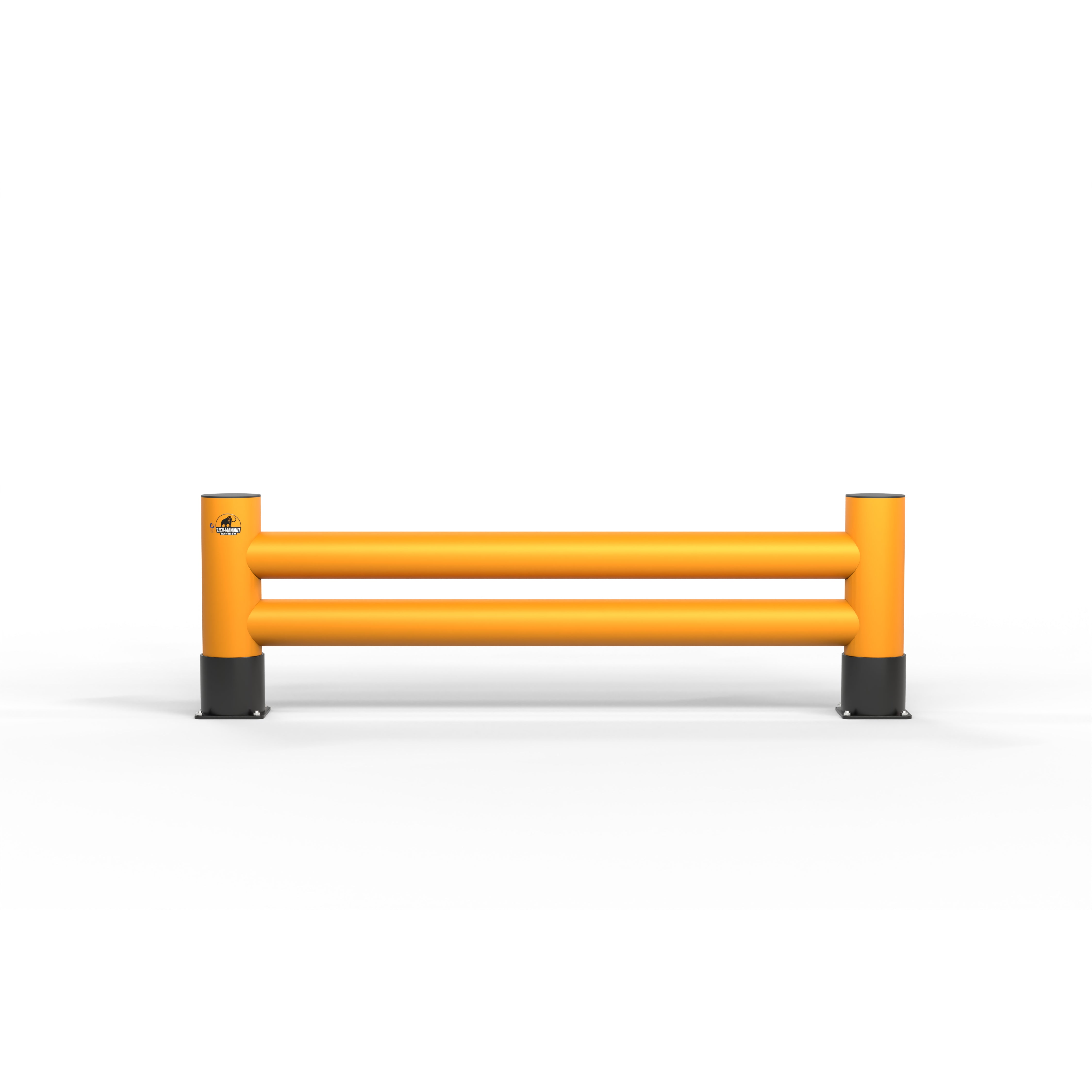 Rack-Mammut Rammschutzbarriere Doppelplanke