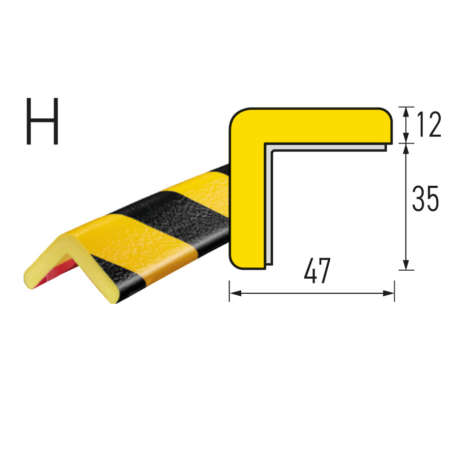 Eckschutzprofil Typ H