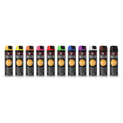 Baustellenmarkierspray trig-a-cap extra, 500 ml netto, Orange Fluo - Betriebsschutz24